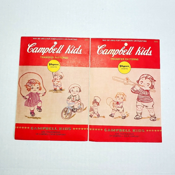Vogart Crafts Other - Vtg Vogart Crafts Campbell Kids transfer patterns